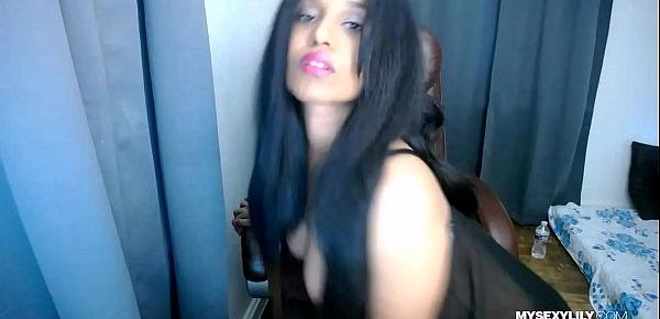  Horny Lily Playing Indian Mom Role Play Seducing Step Son